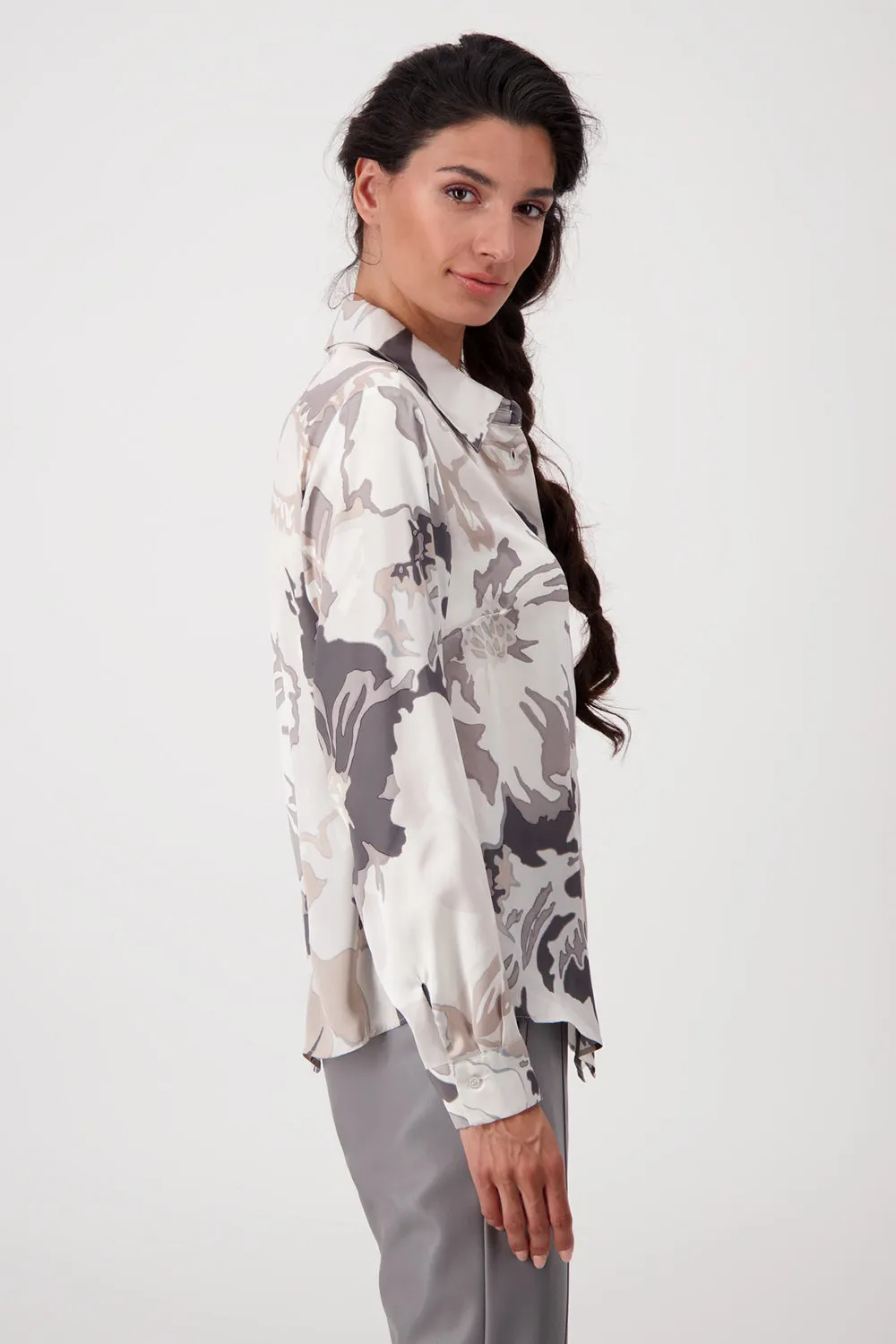 Monari Floral Printed Blouse M807039