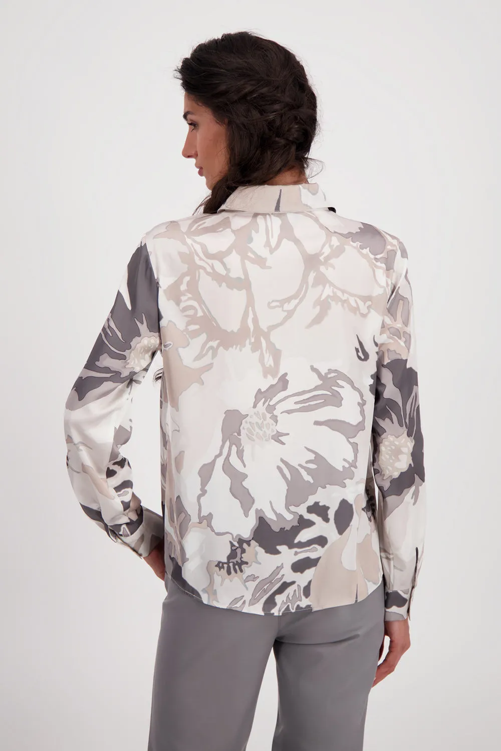 Monari Floral Printed Blouse M807039