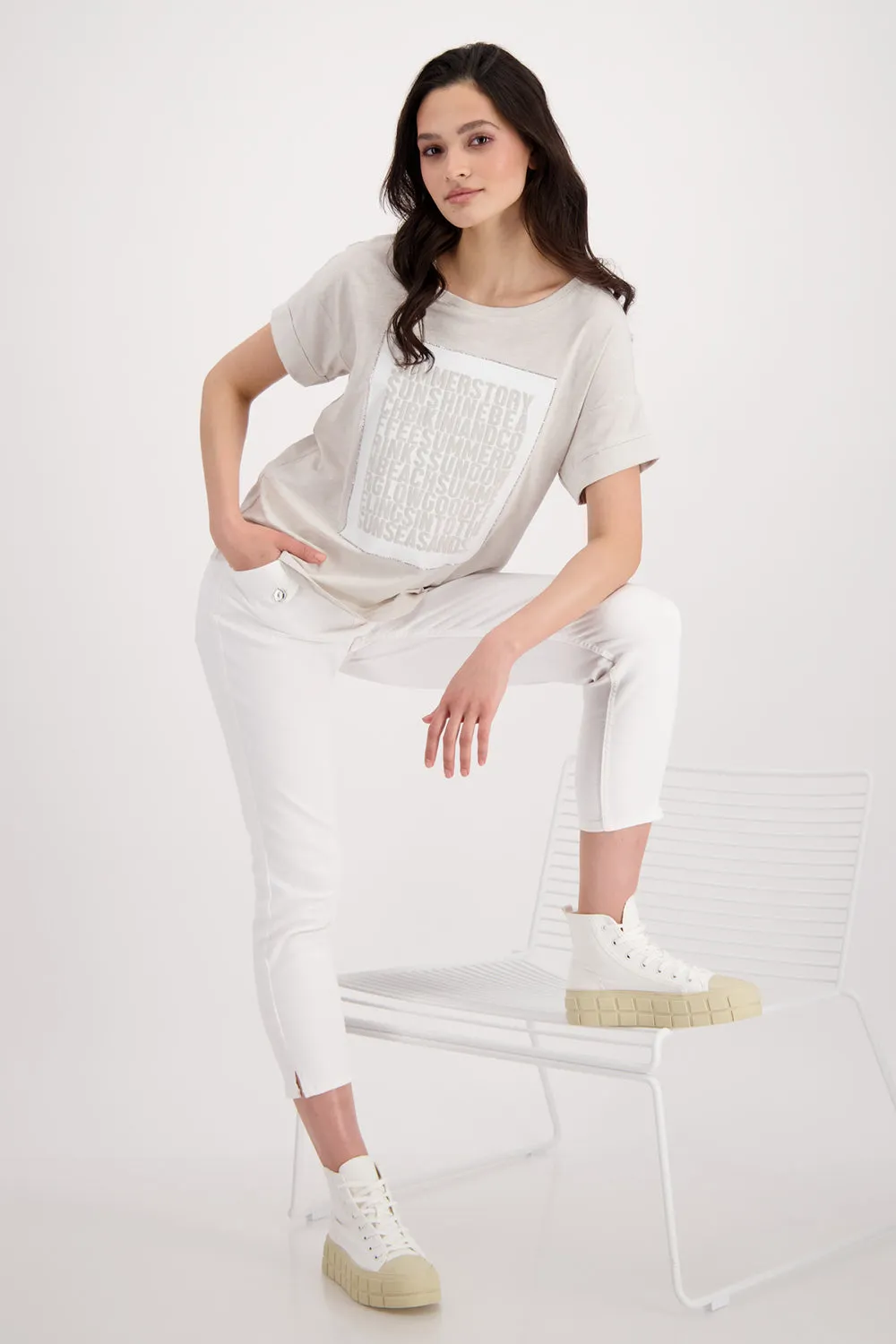 Monari Printed T Shirt M407851
