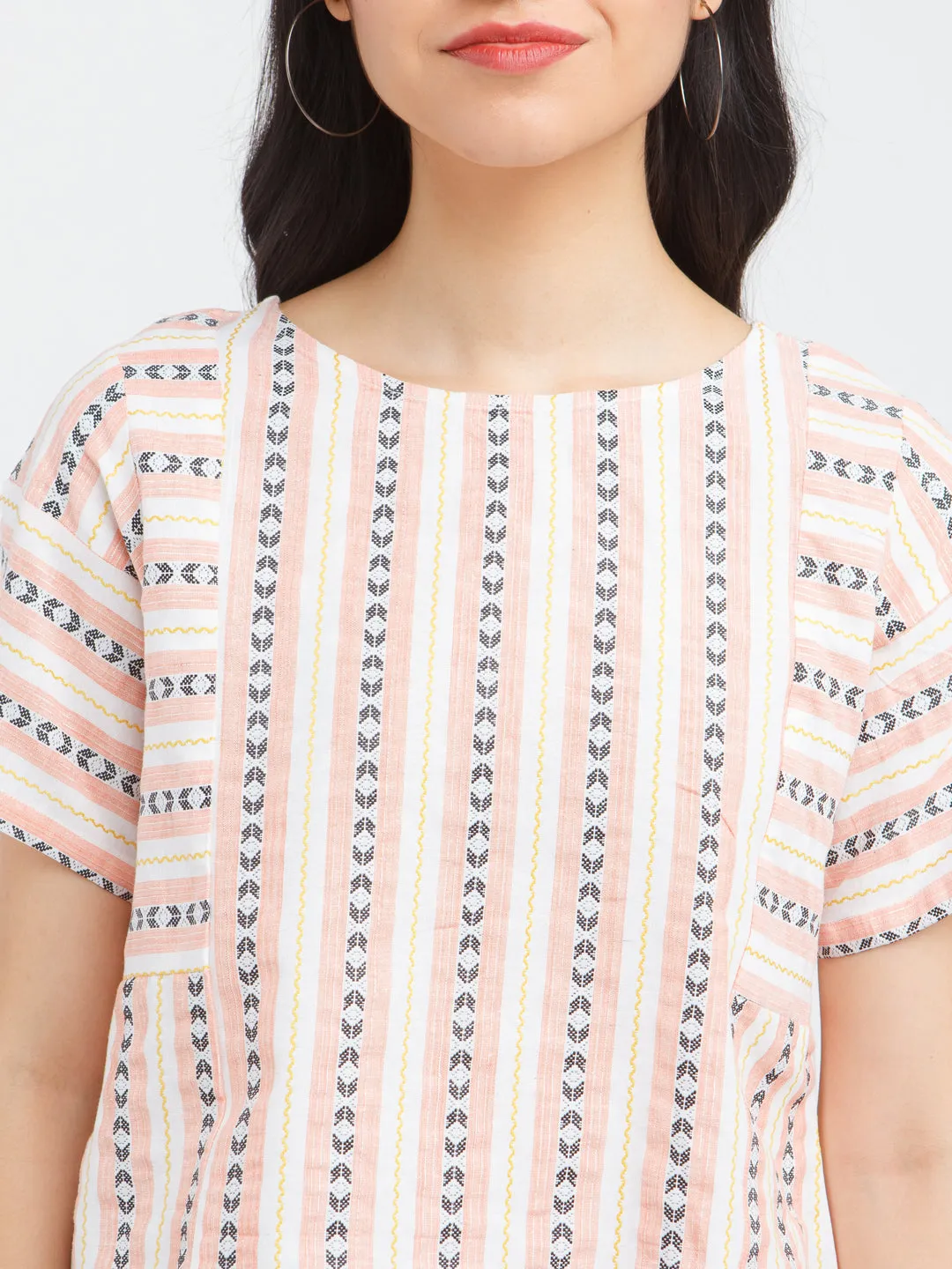 Multicolored Printed Top