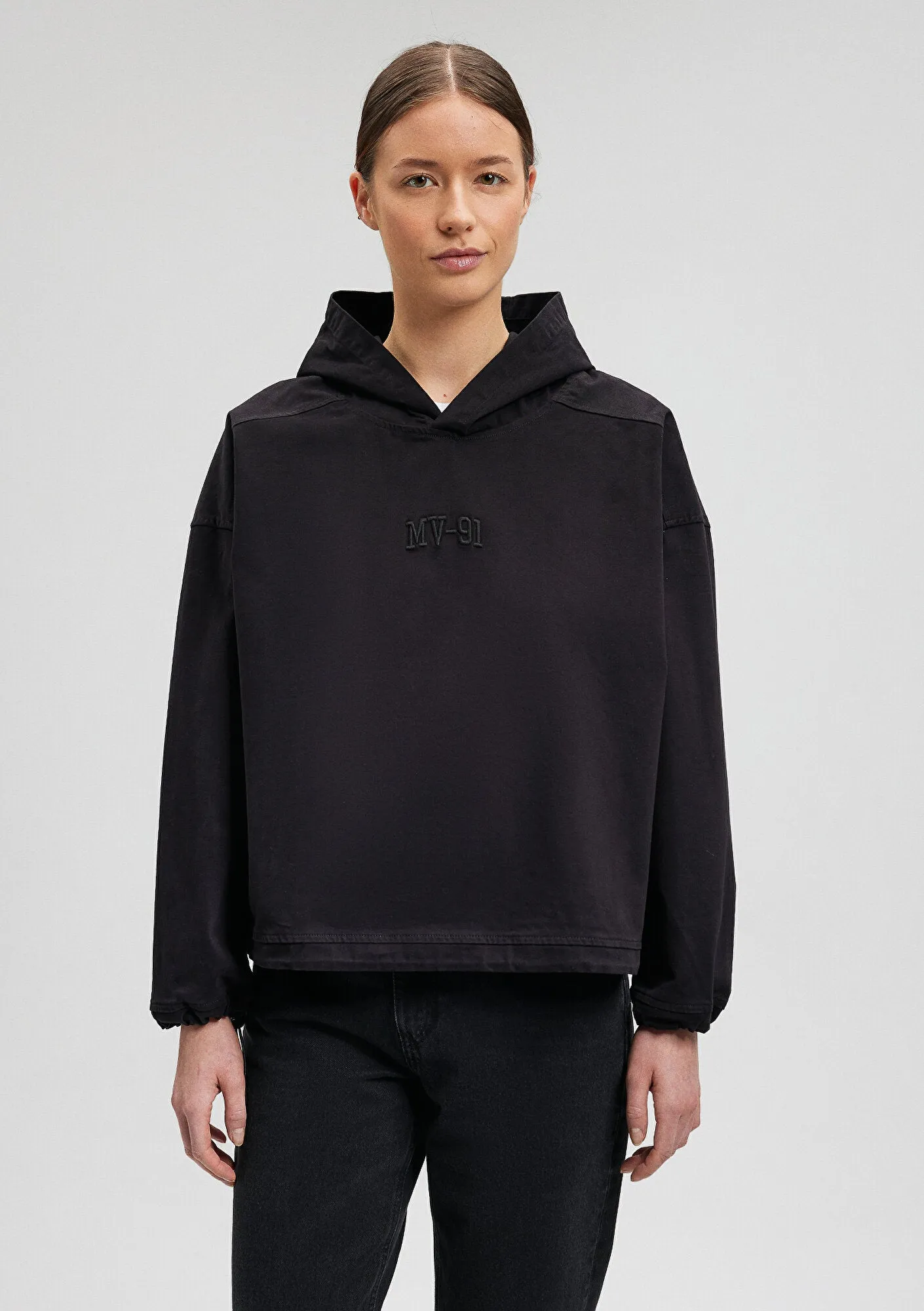 MV91 Printed Black Sweatshirt