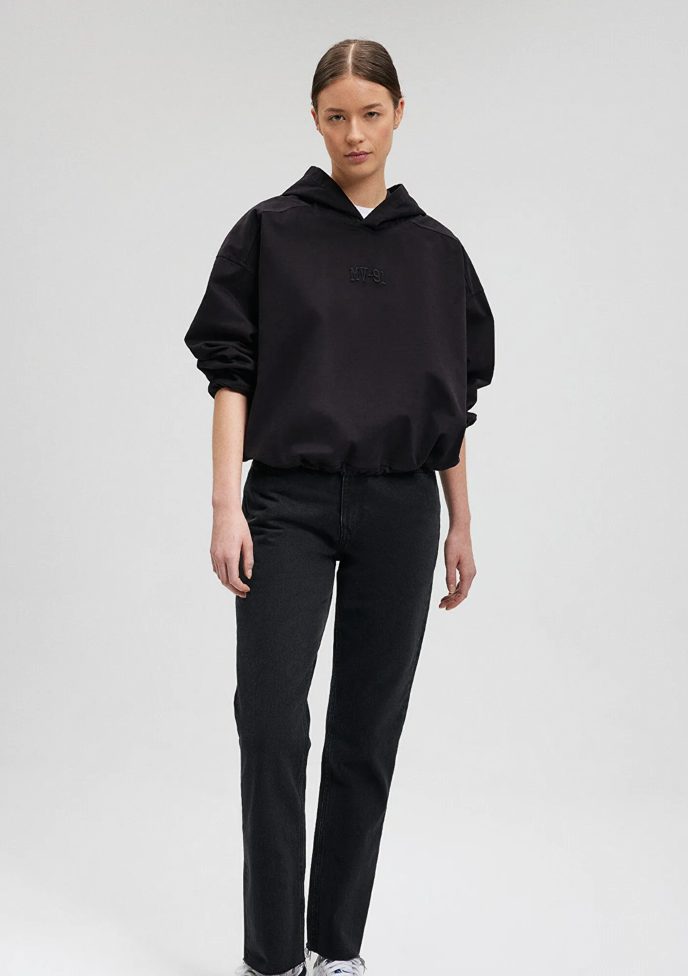 MV91 Printed Black Sweatshirt