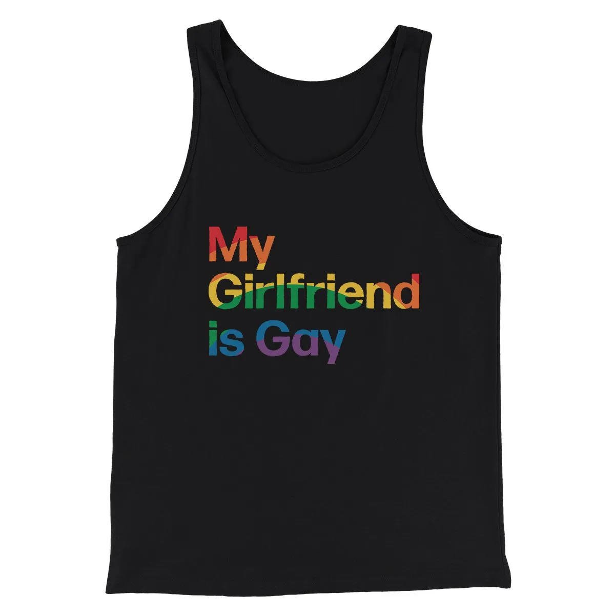 My Girlfriend Is Gay Men/Unisex Tank Top