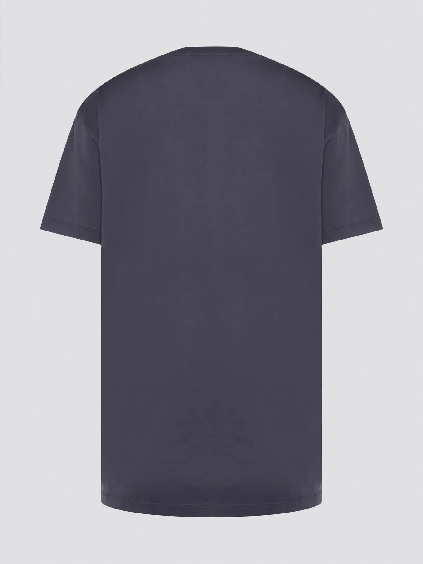 Navy Printed Oversized T-Shirt