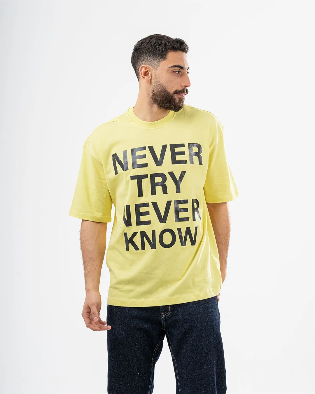 Never Try Oversized T-shirt