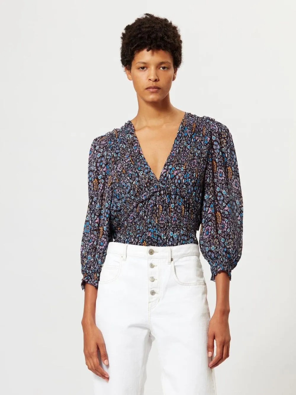 Nibel Printed Blouse