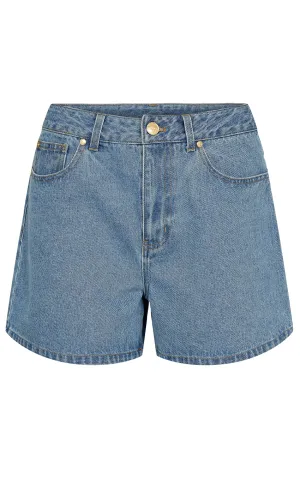 Nuvirginia Denim Shorts Light Blue Denim