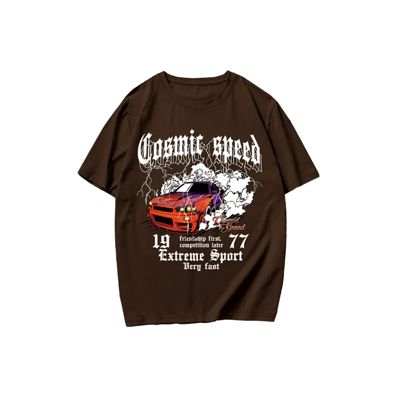 Oversized logo TEE-D618 | Inspanda