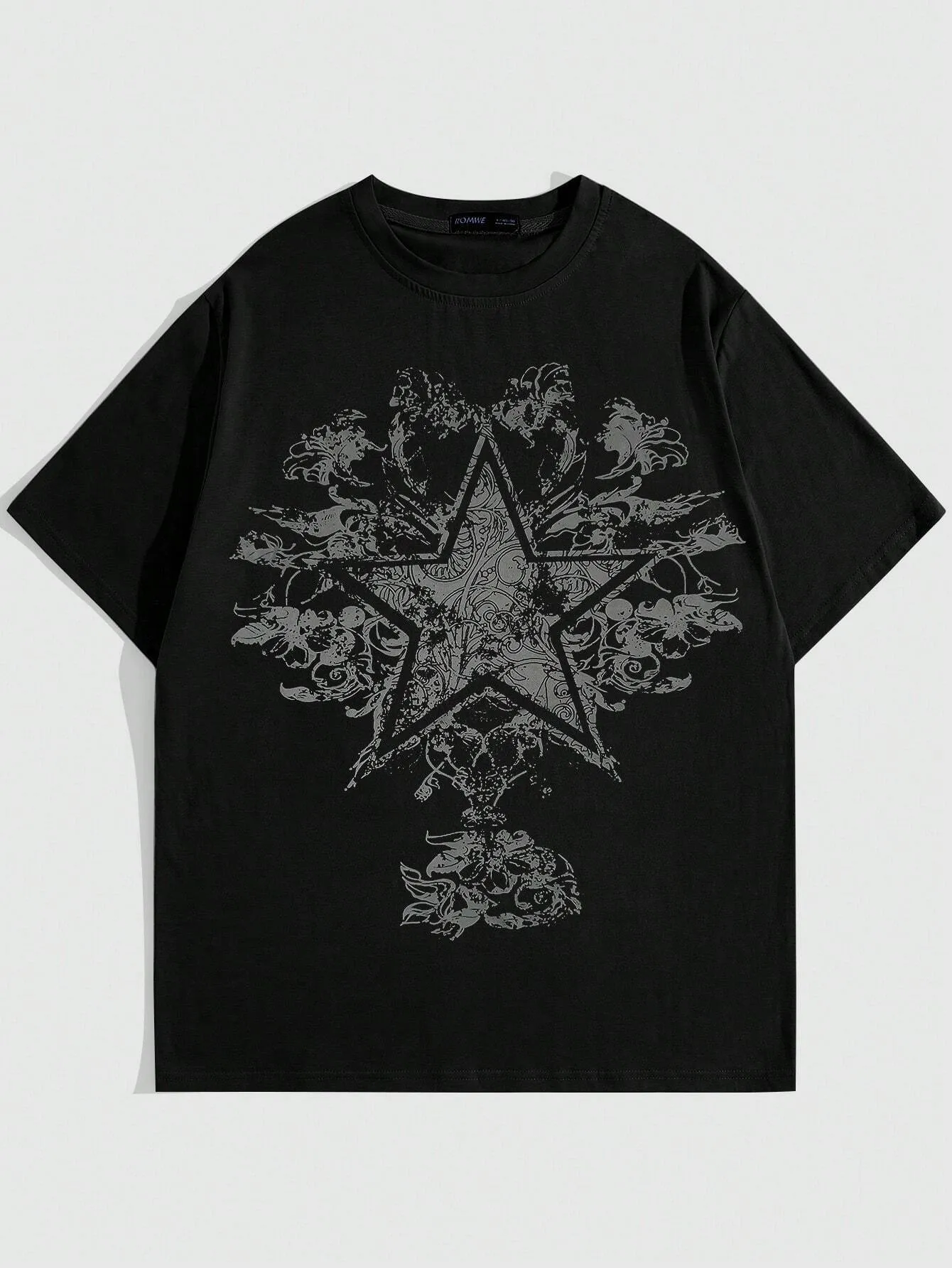 Oversized logo TEE-D618 | Inspanda