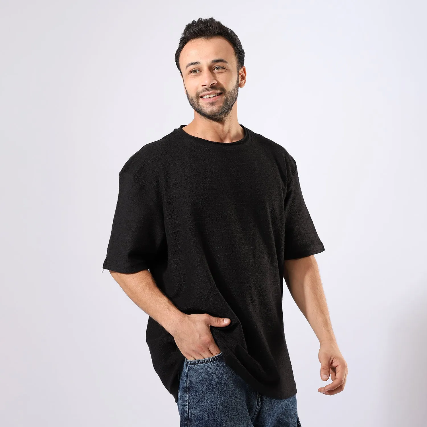 Oversized Round Neck Men T-Shirt