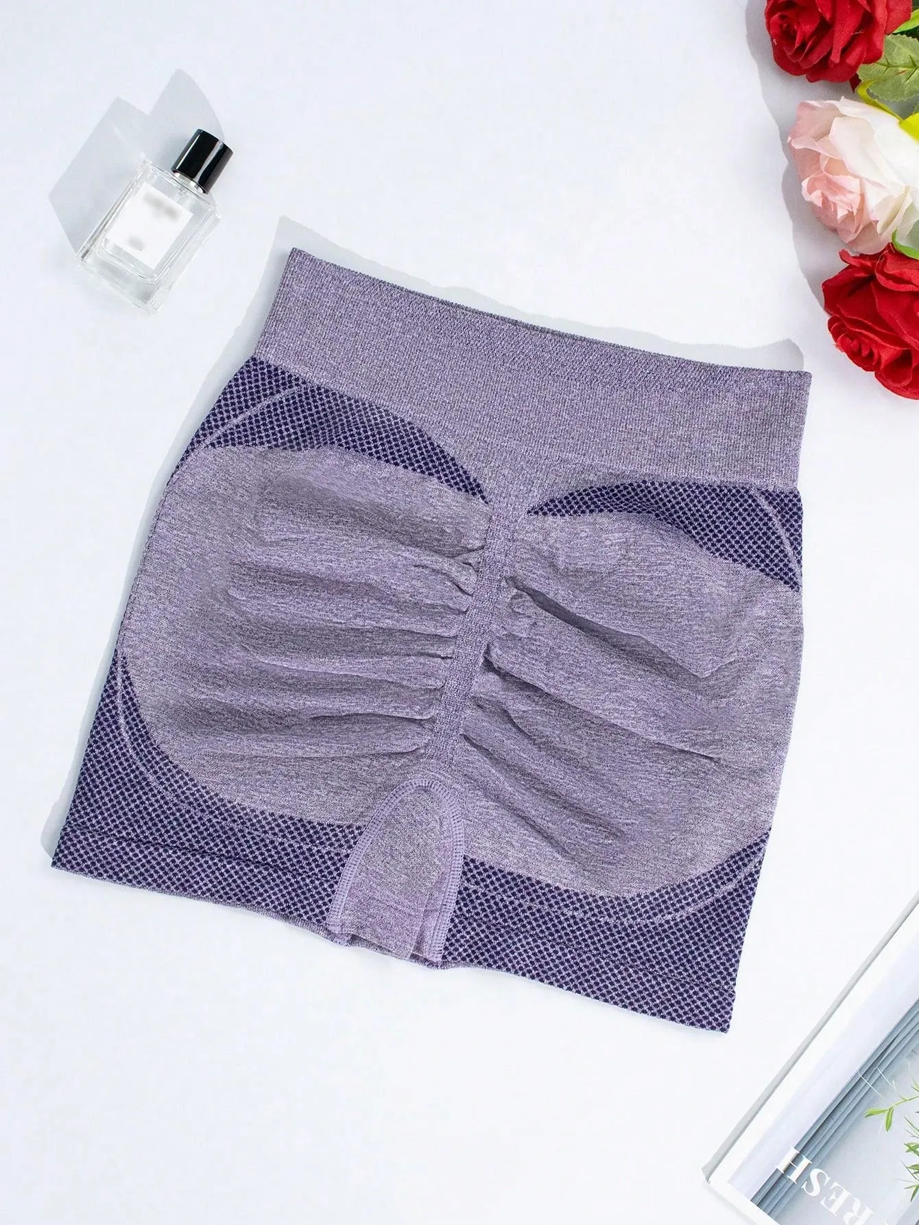 Pantalón Corto de Yoga Sin Costuras - Cherry Vibes