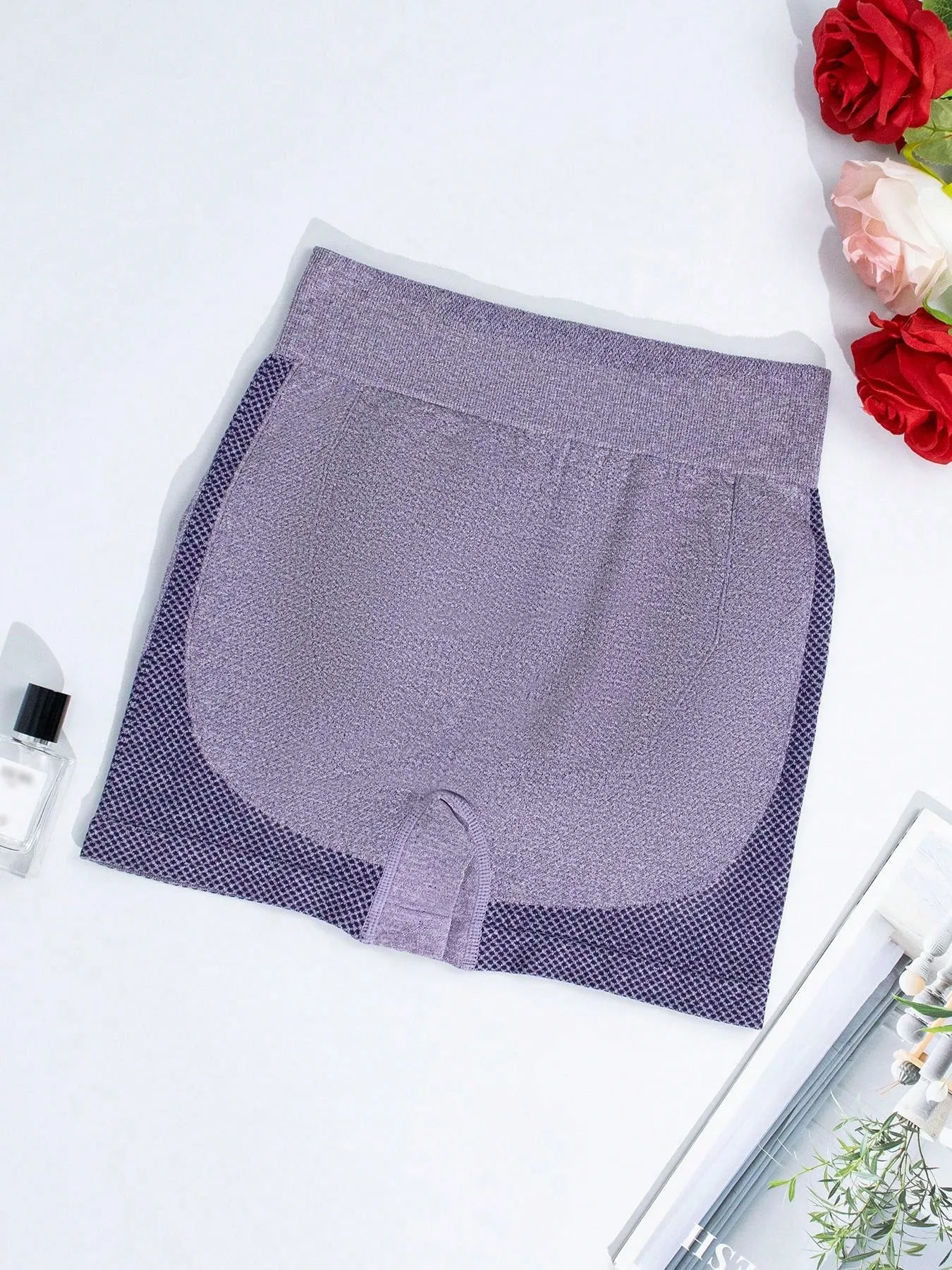 Pantalón Corto de Yoga Sin Costuras - Cherry Vibes