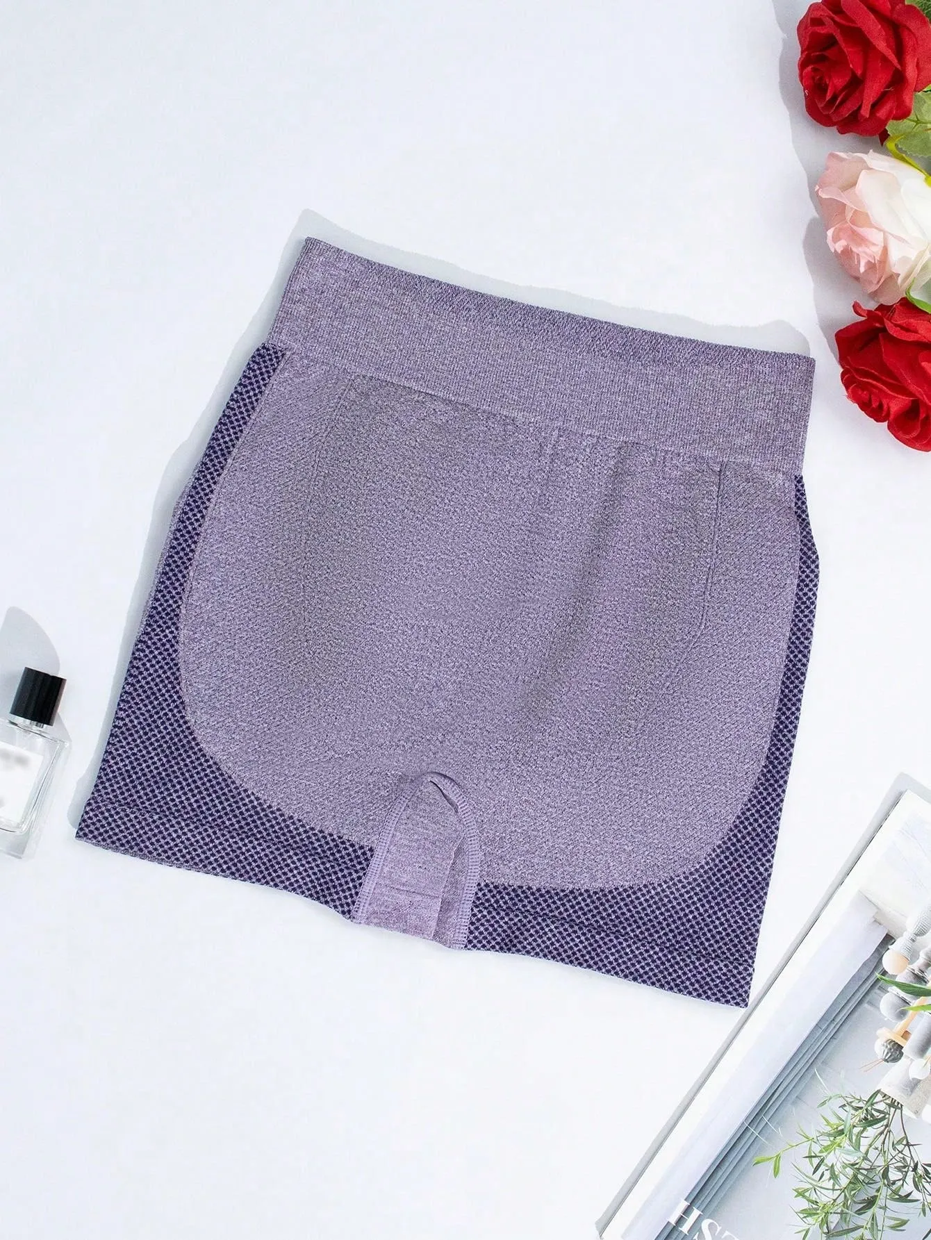 Pantalón Corto de Yoga Sin Costuras - Cherry Vibes