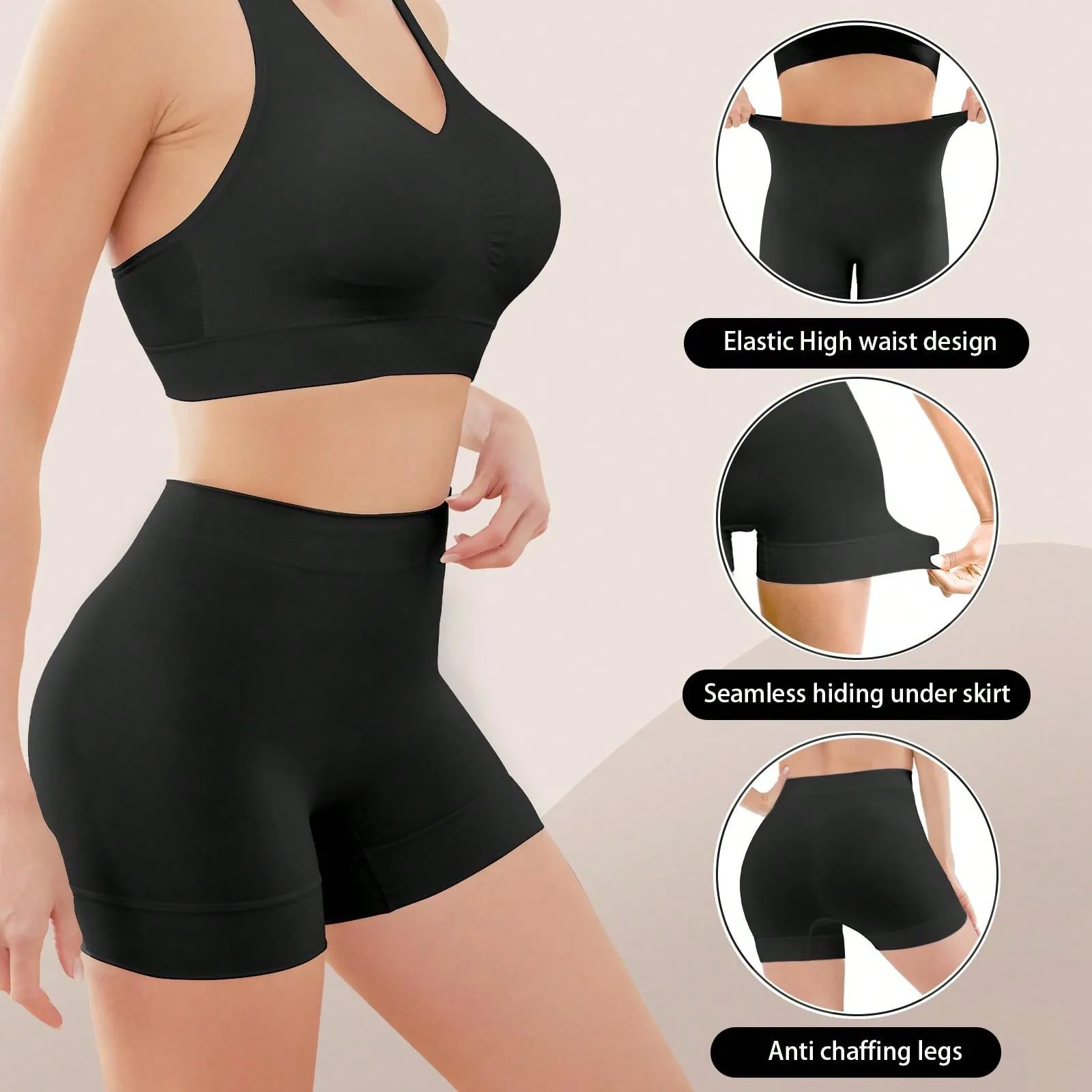 Pantalones Cortos Elásticos para Mujer en Cherry Vibes
