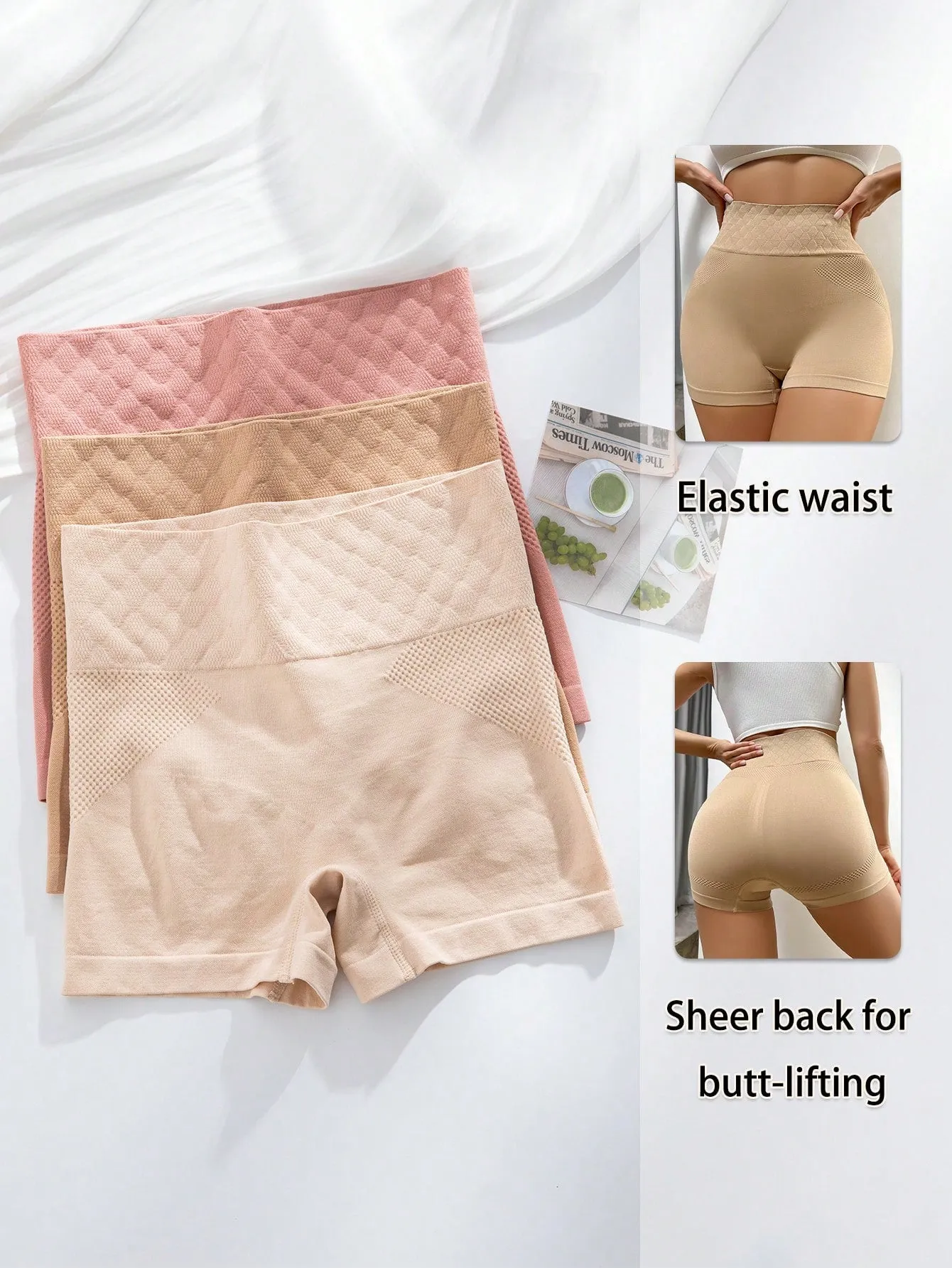Paquete de 3 pantis moldeadores Cherry Vibes en