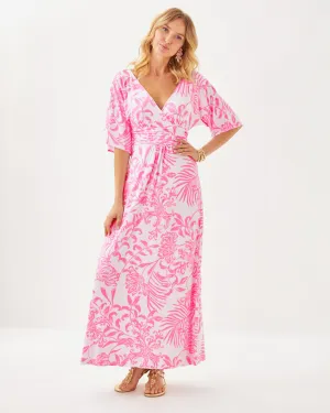 Parigi Maxi Dress - Rosseau Pink Glisten Sun