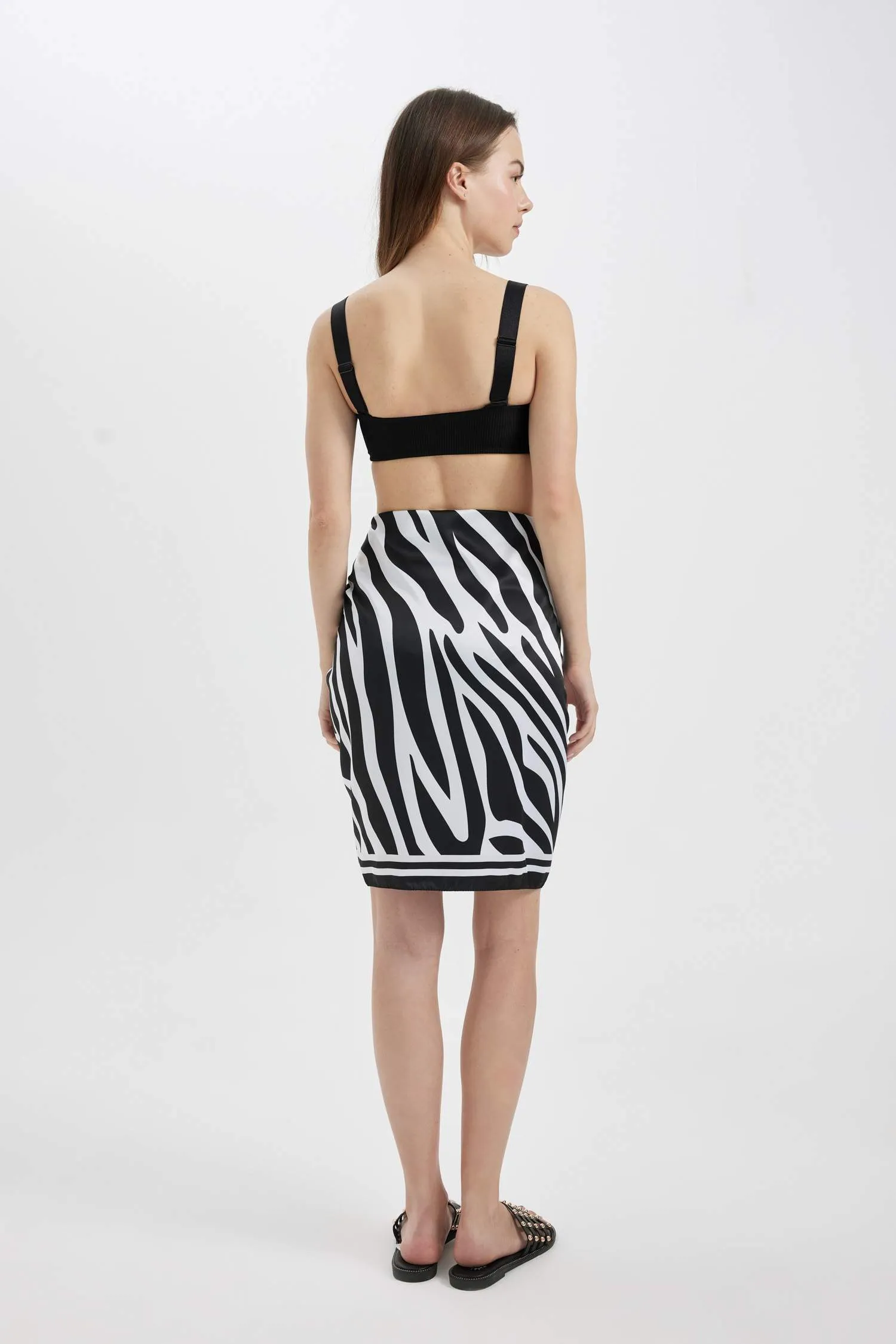 Patterned Satin Pareo