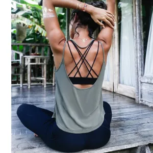 Pink Backless Sports Tank Tops for Women - Sleeveless Gym Yoga Shirts, White Workout Clothes, Loose Yoga Tops with Sexy Backs