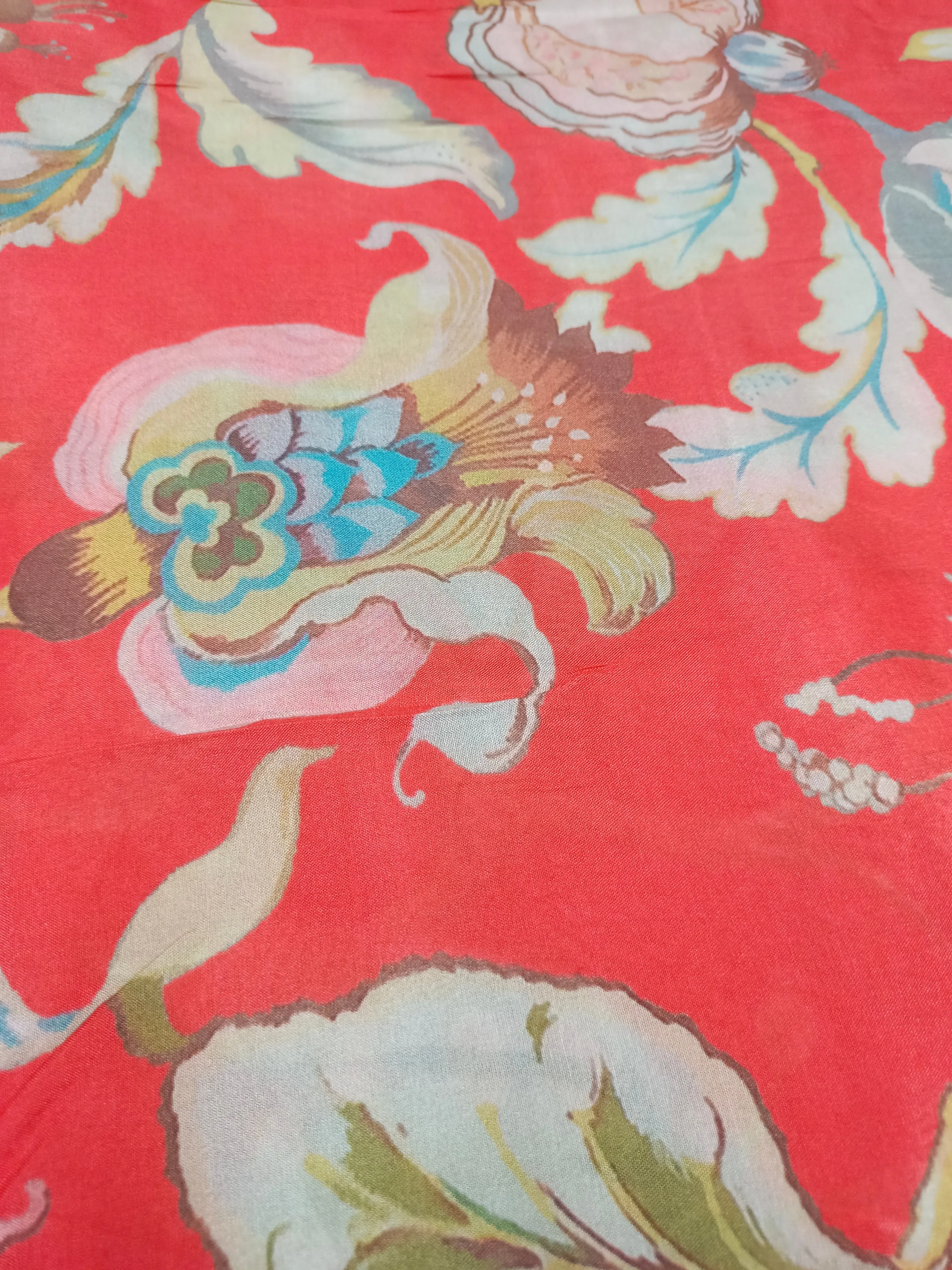 Pure Modal Soft Muslin Digital Printed Fabrics