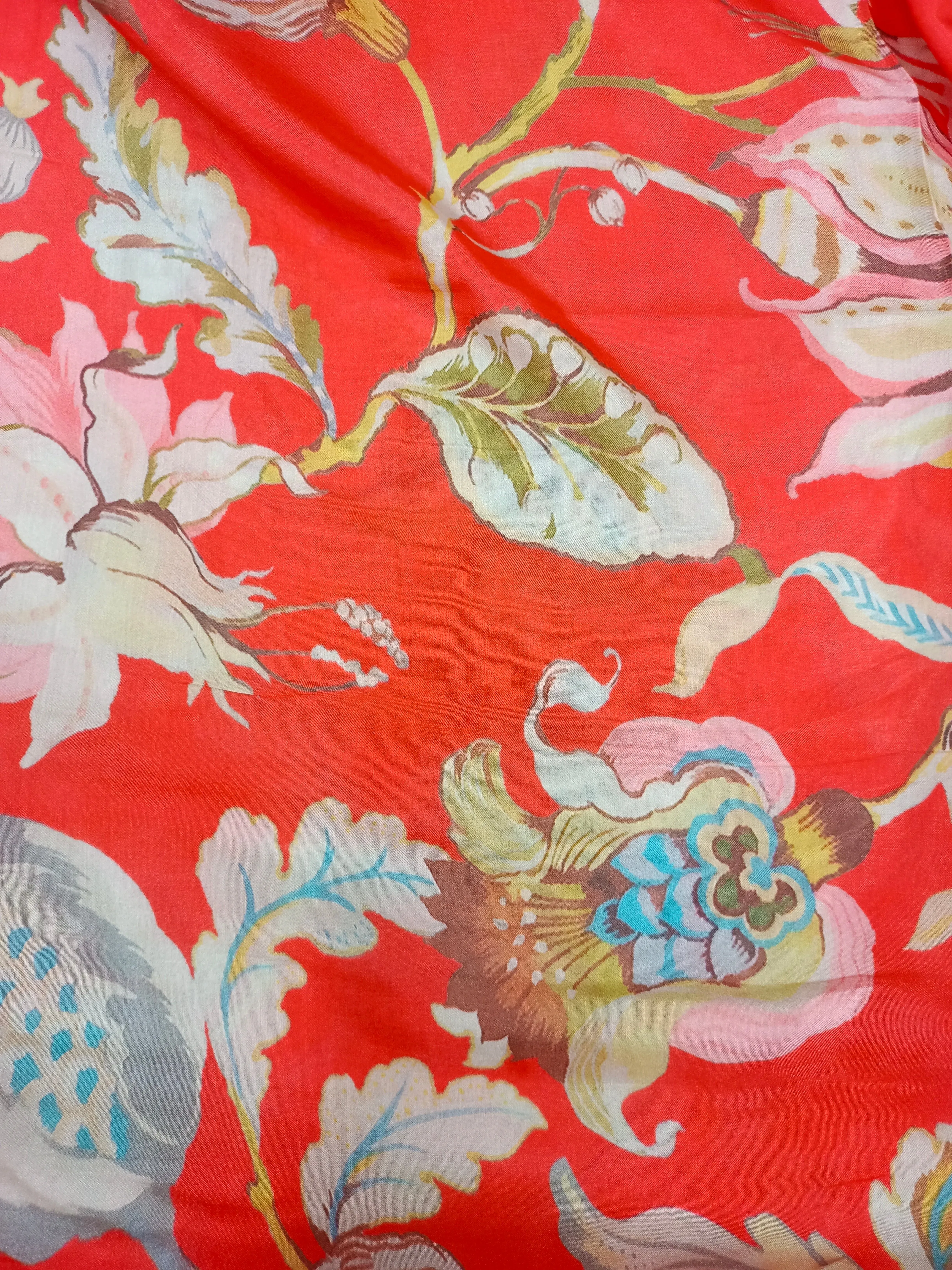 Pure Modal Soft Muslin Digital Printed Fabrics