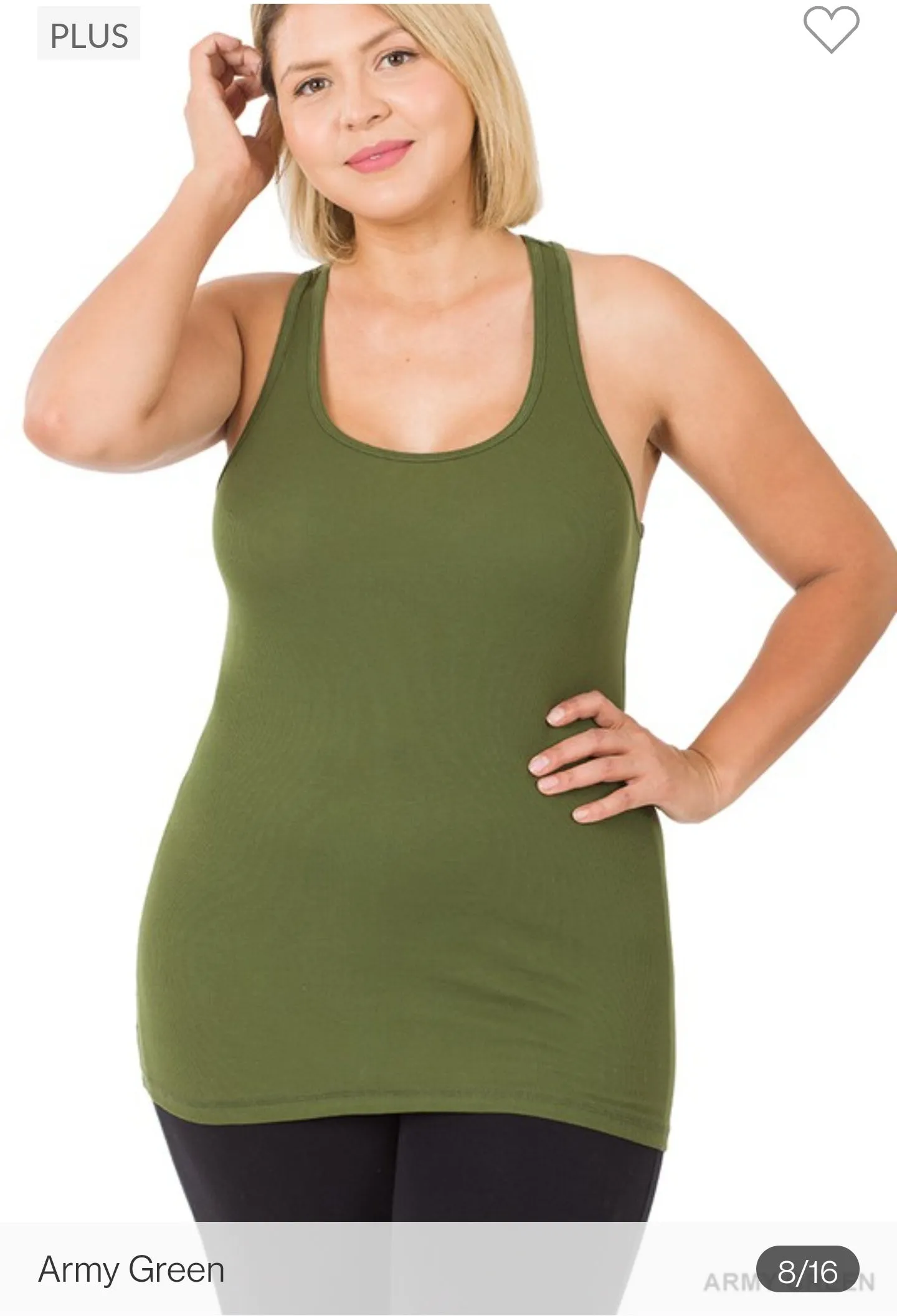 Ribbed Racerback Tank