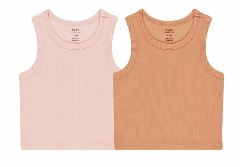Ribbed Tank | Pink