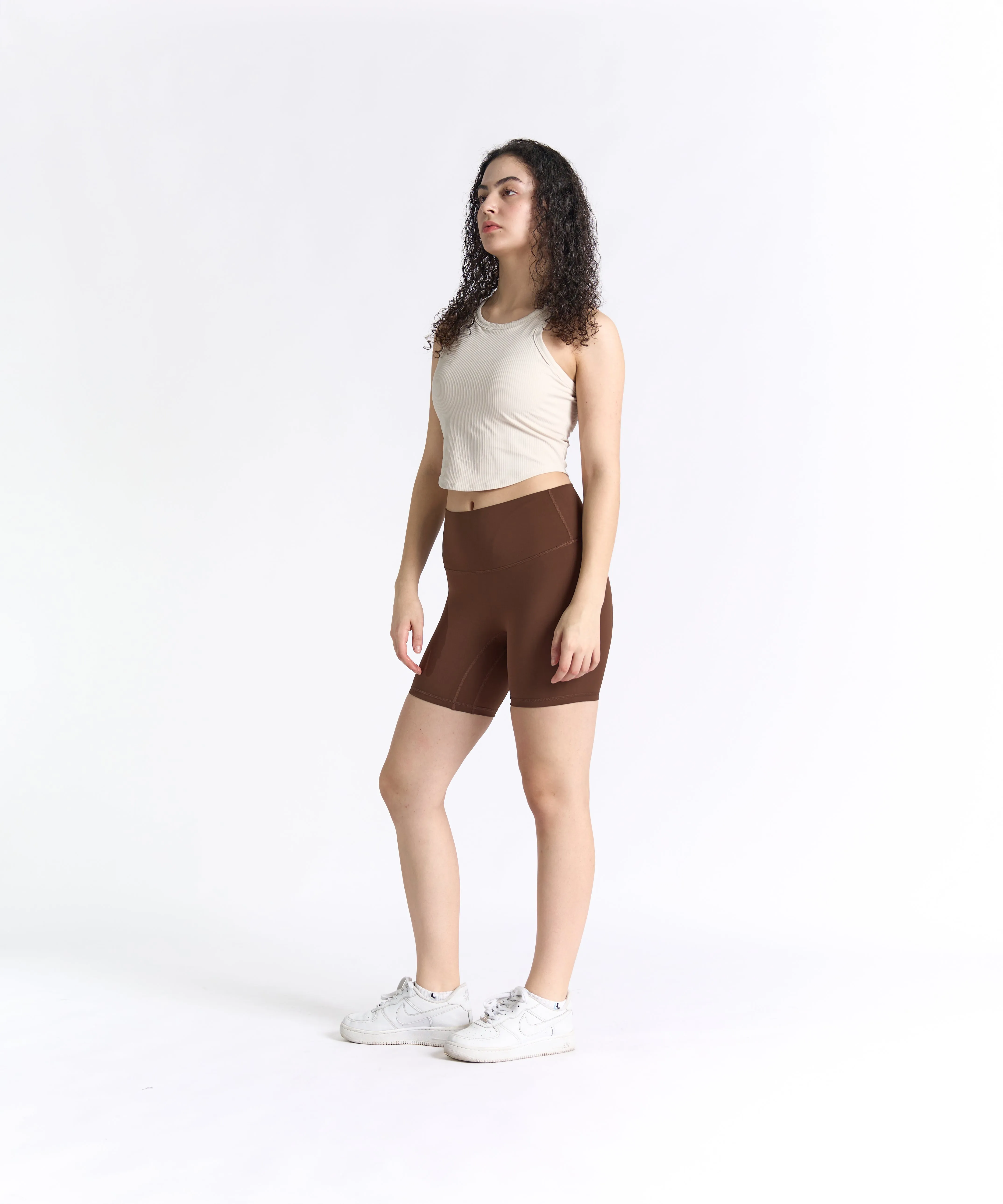 RibForm Racerback Cropped Tank (with built in pads)