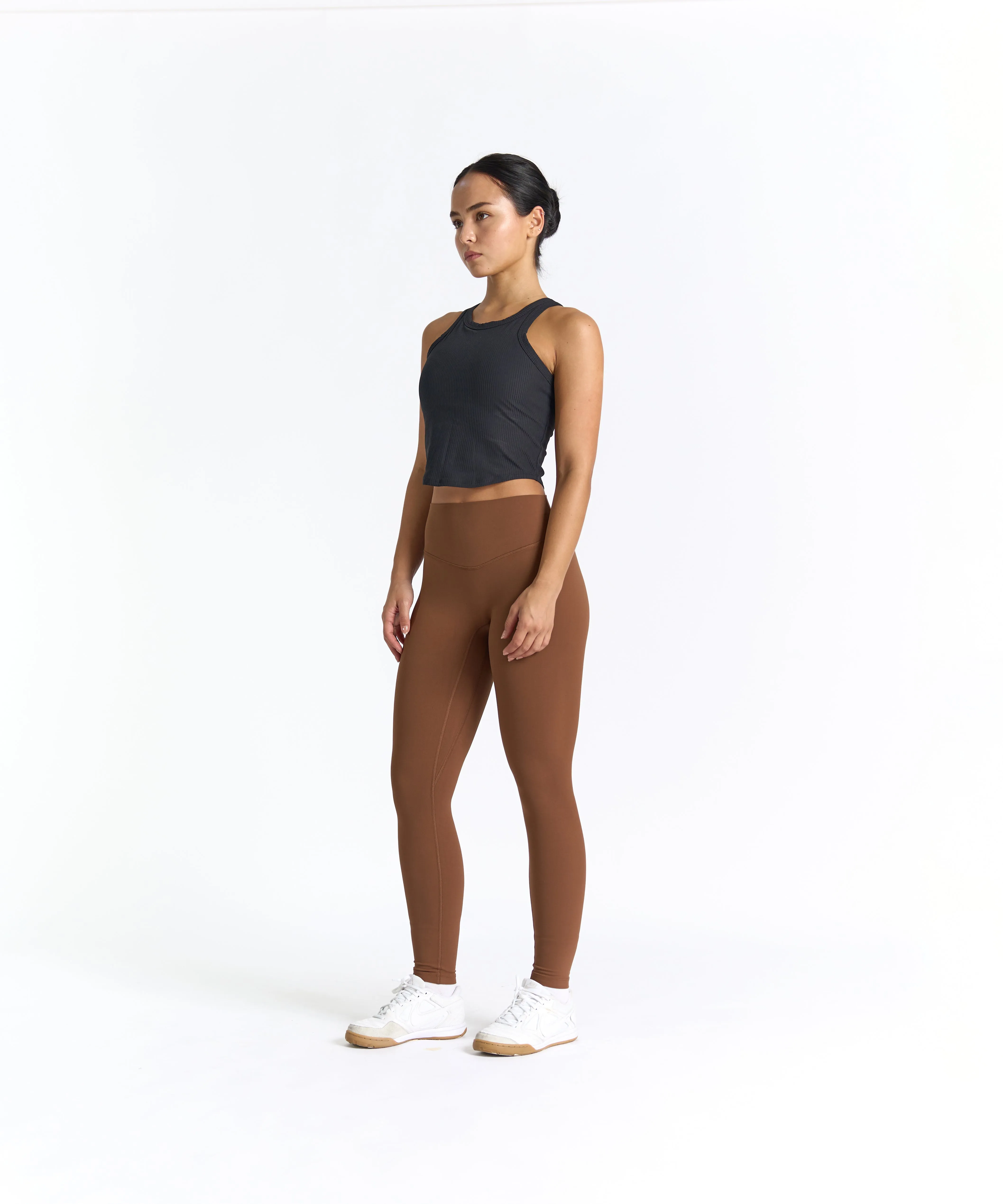 RibForm Racerback Cropped Tank (with built in pads)