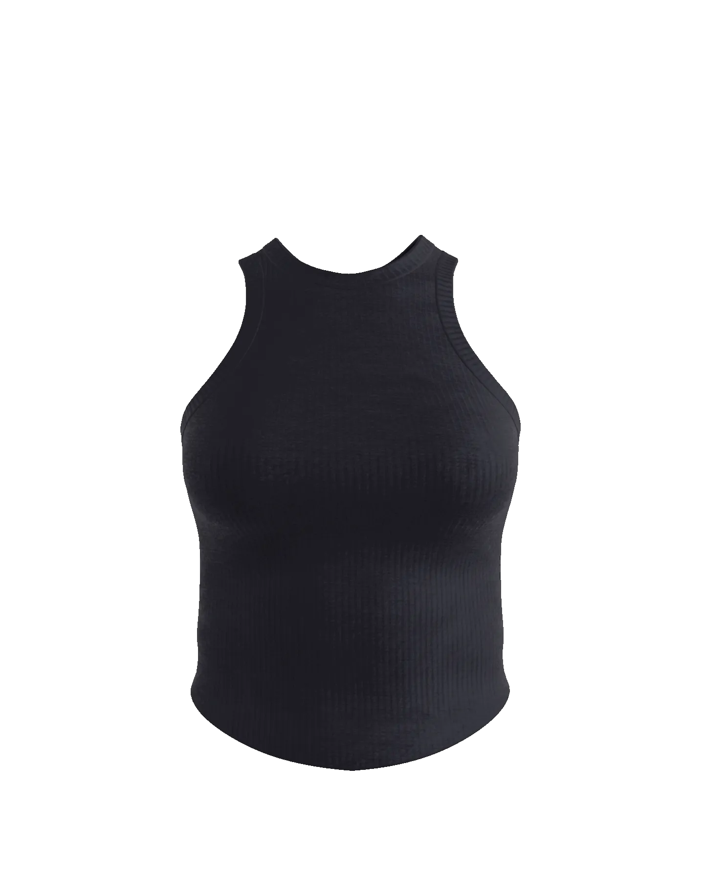 RibForm Racerback Cropped Tank (with built in pads)