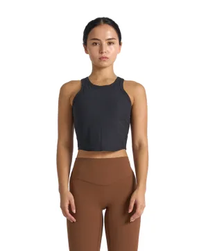RibForm Racerback Cropped Tank (with built in pads)