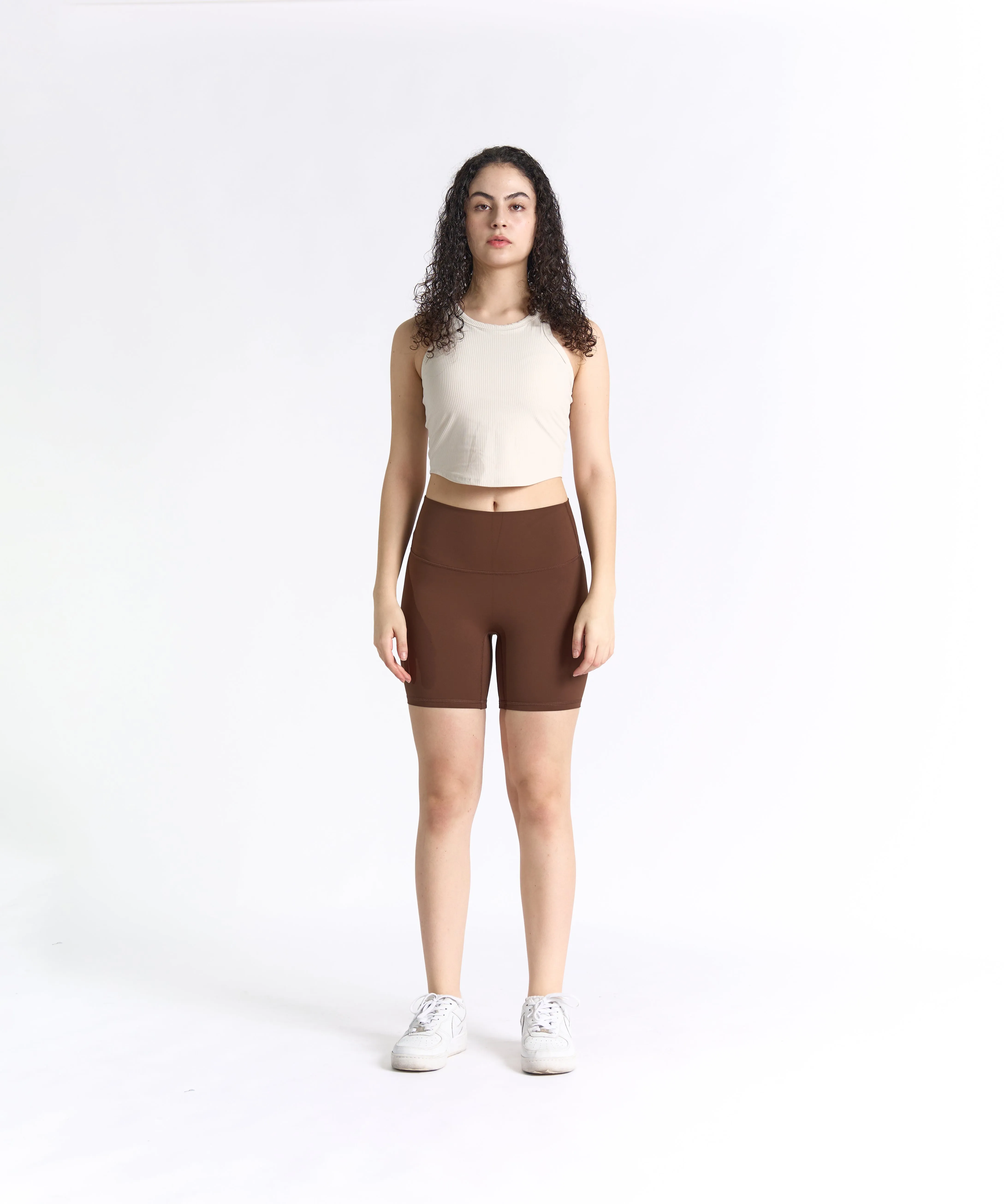 RibForm Racerback Cropped Tank (with built in pads)