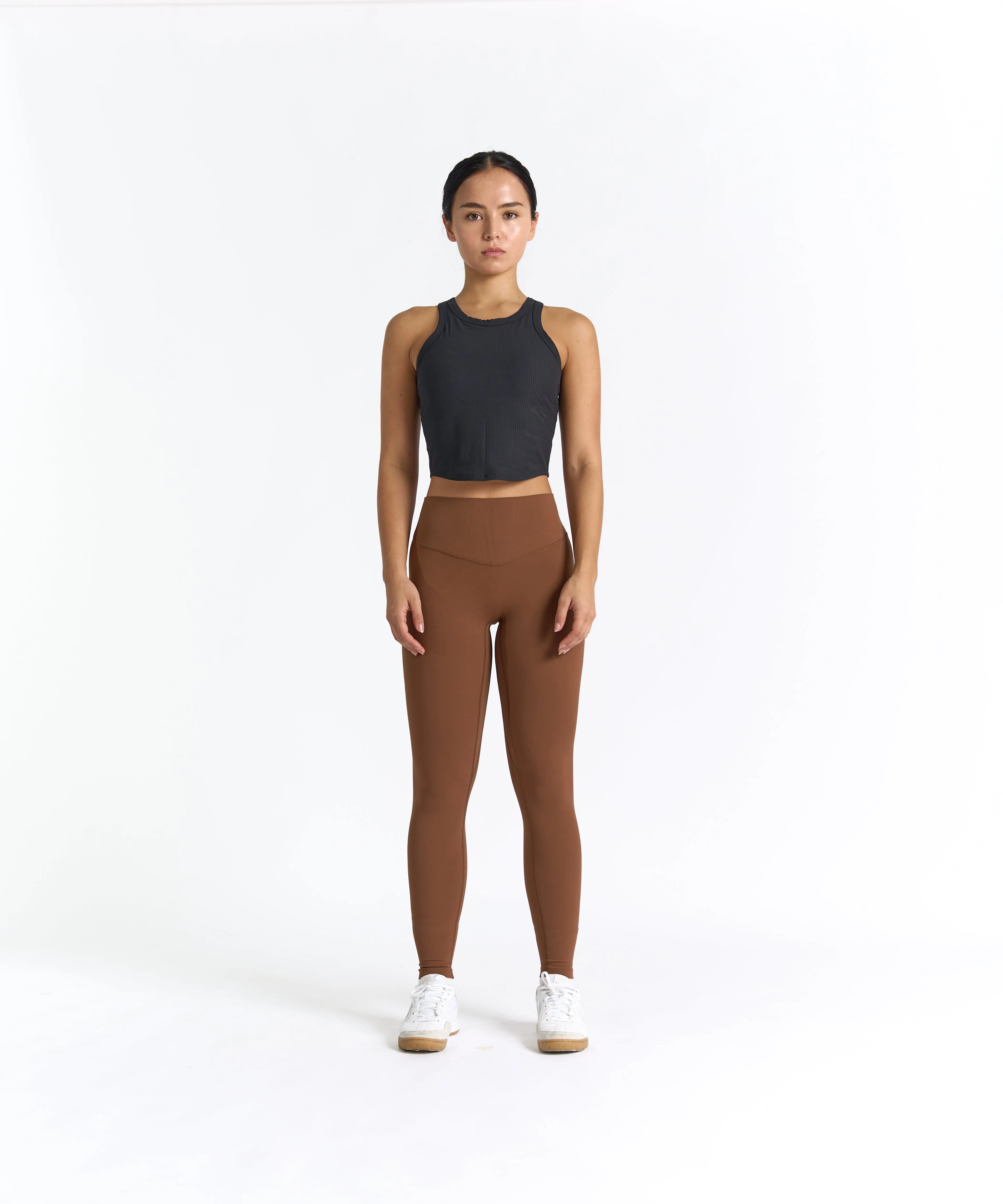 RibForm Racerback Cropped Tank (with built in pads)