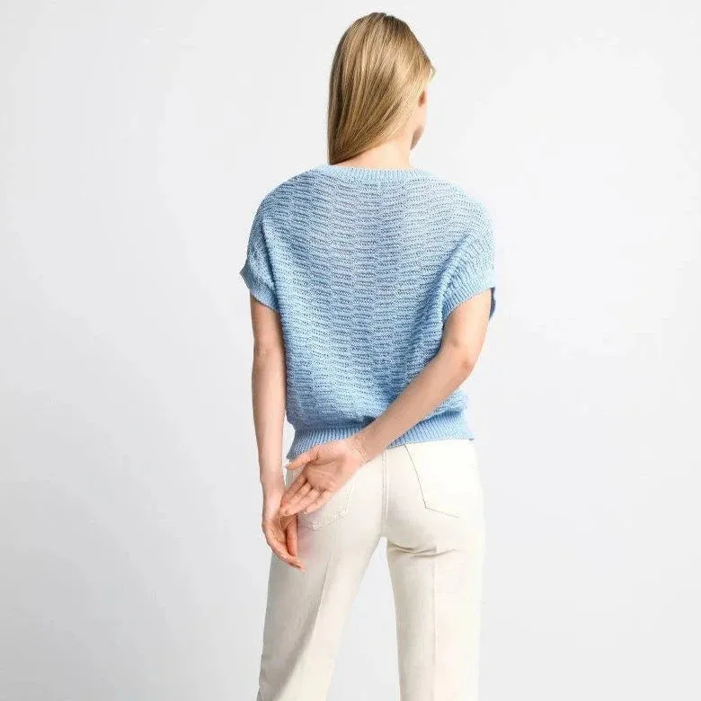 Rich & Royal Tape Yarn Crew Neck Top