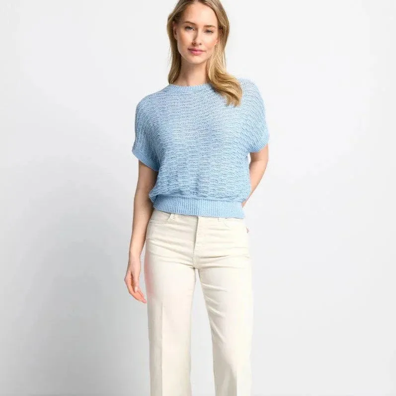 Rich & Royal Tape Yarn Crew Neck Top