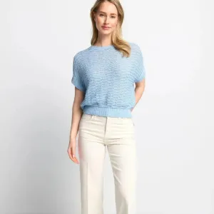 Rich & Royal Tape Yarn Crew Neck Top