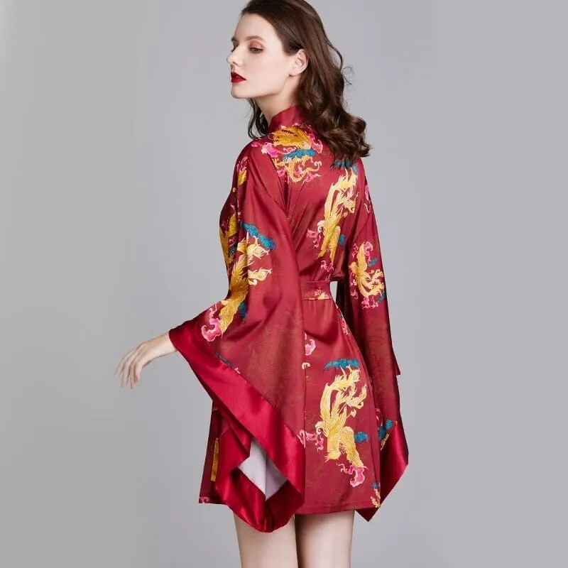 Satin Japanese Kimono