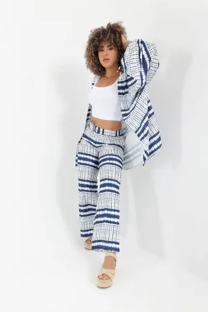 Self Tie Cuffs Kimono