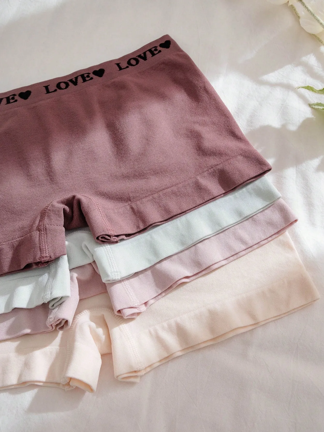Set de 4 calzoncillos bóxer cómodos para mujeres en