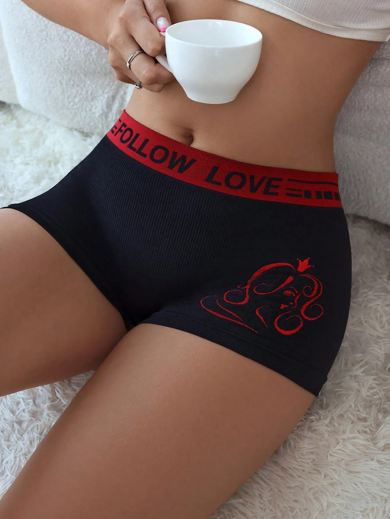 Shorts deportivos de cintura alta para mujer en