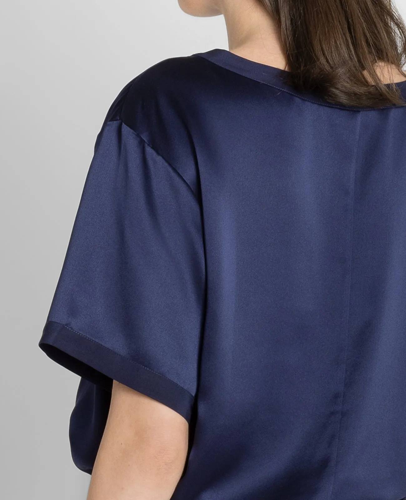 Silk Pyjamas Oversized Tee