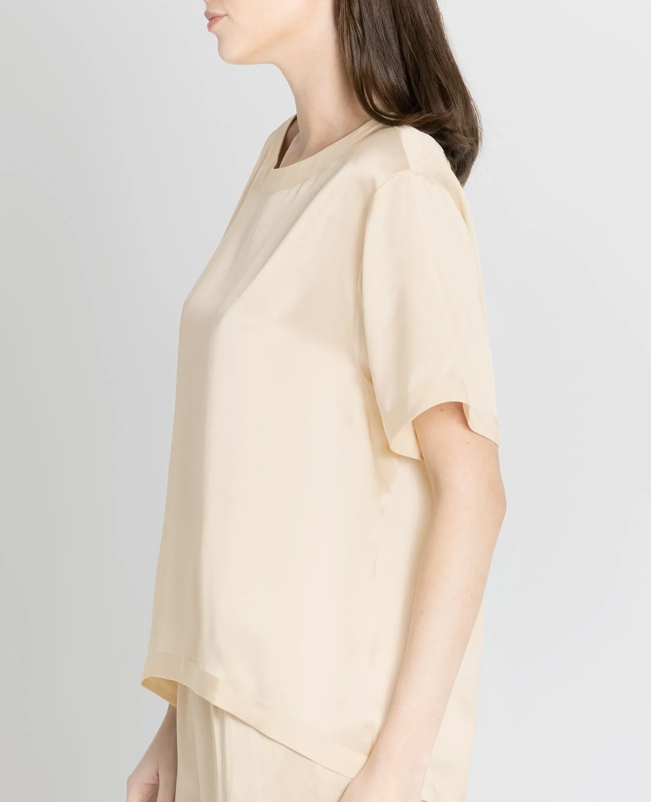 Silk Pyjamas Oversized Tee