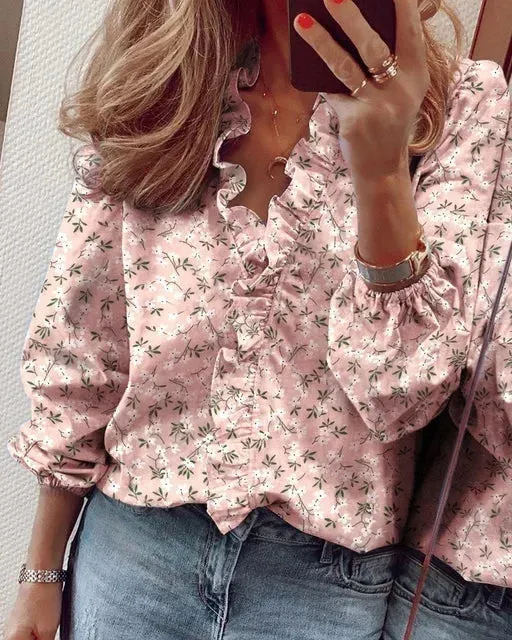 Sophie - Enola™ | Playful Ruffled Feminine Blouse