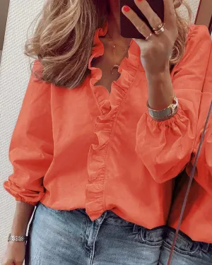 Sophie - Enola™ | Playful Ruffled Feminine Blouse
