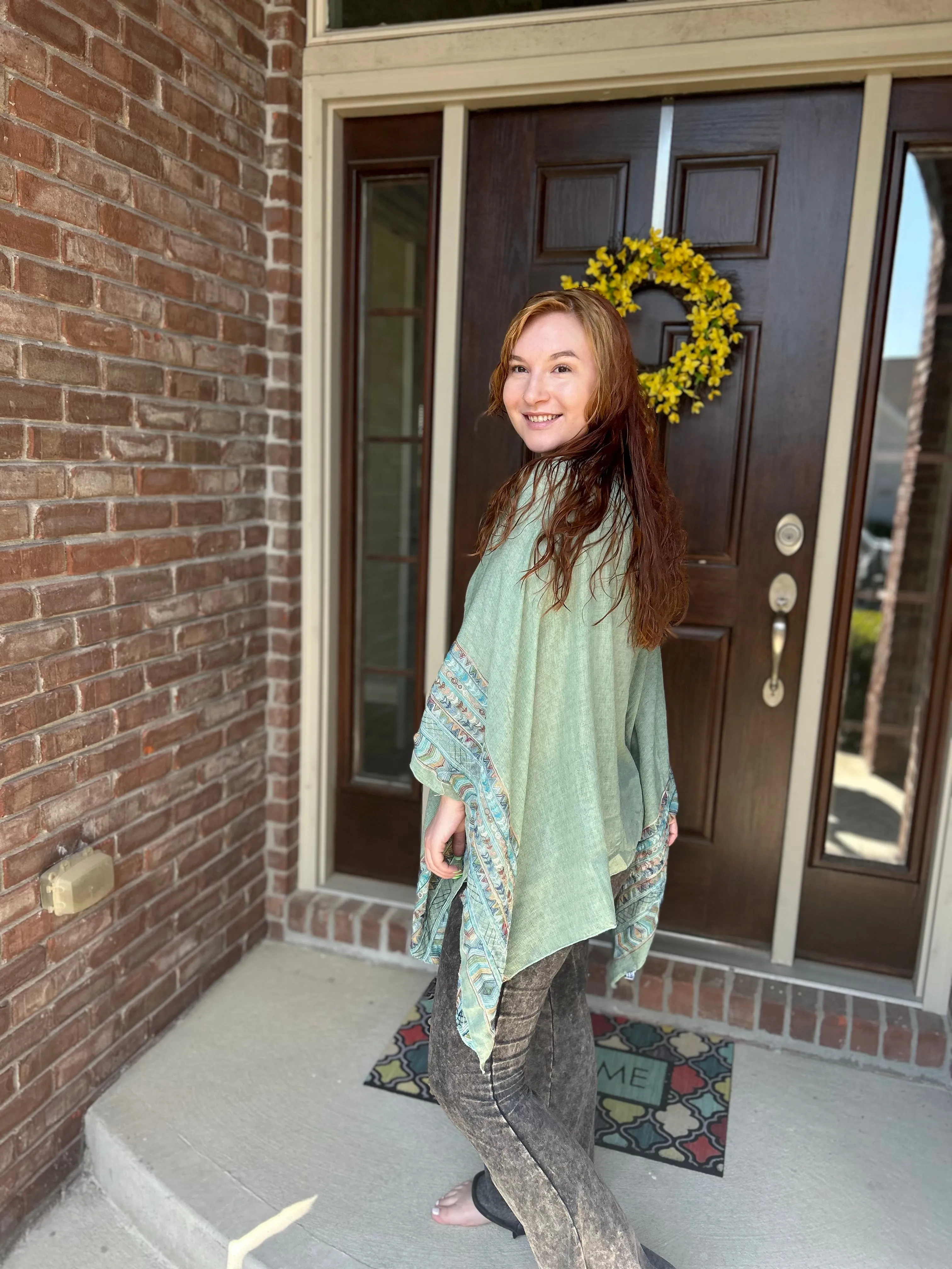 Still Unwritten Embroidered Kimono*