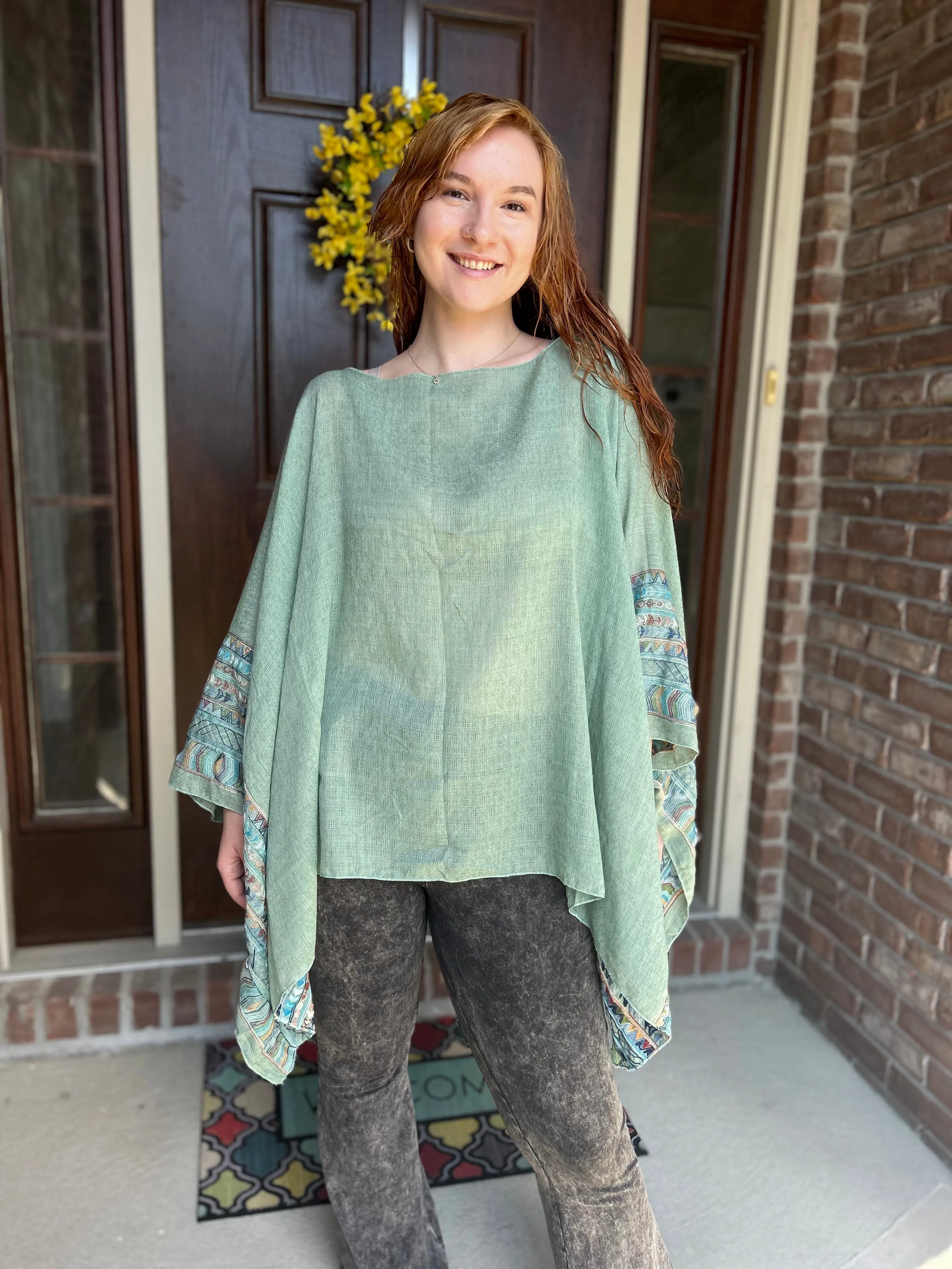 Still Unwritten Embroidered Kimono*