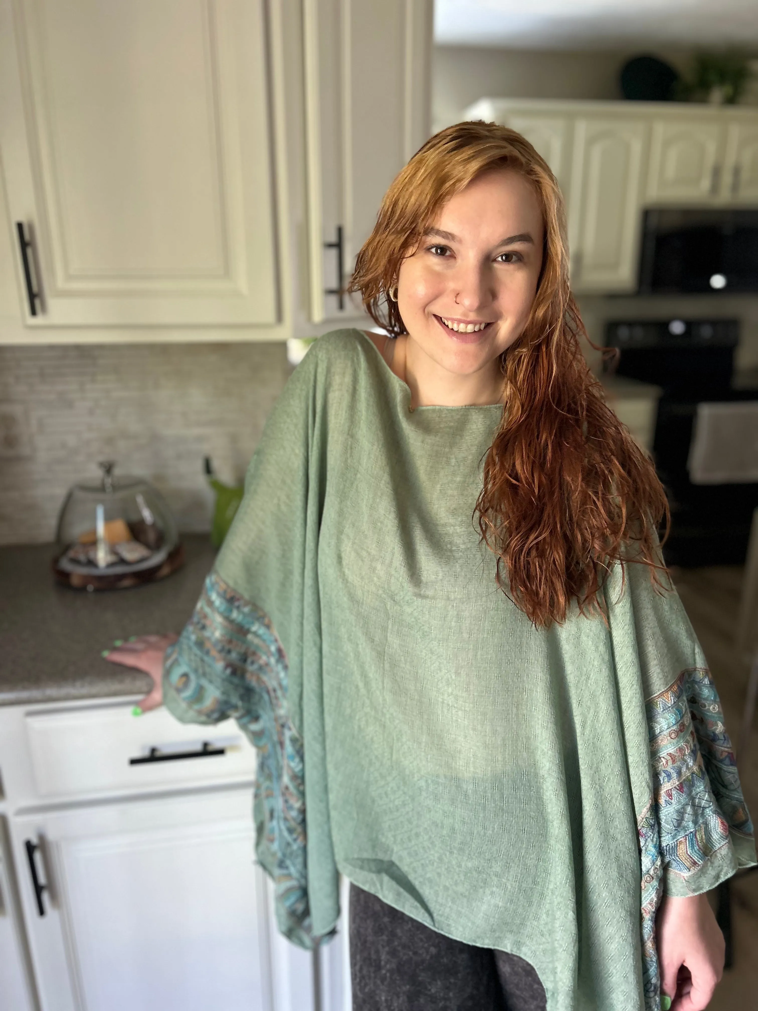 Still Unwritten Embroidered Kimono*