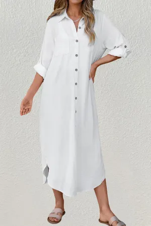 Swimsuit Kimono Cover Up White Casual Dresses