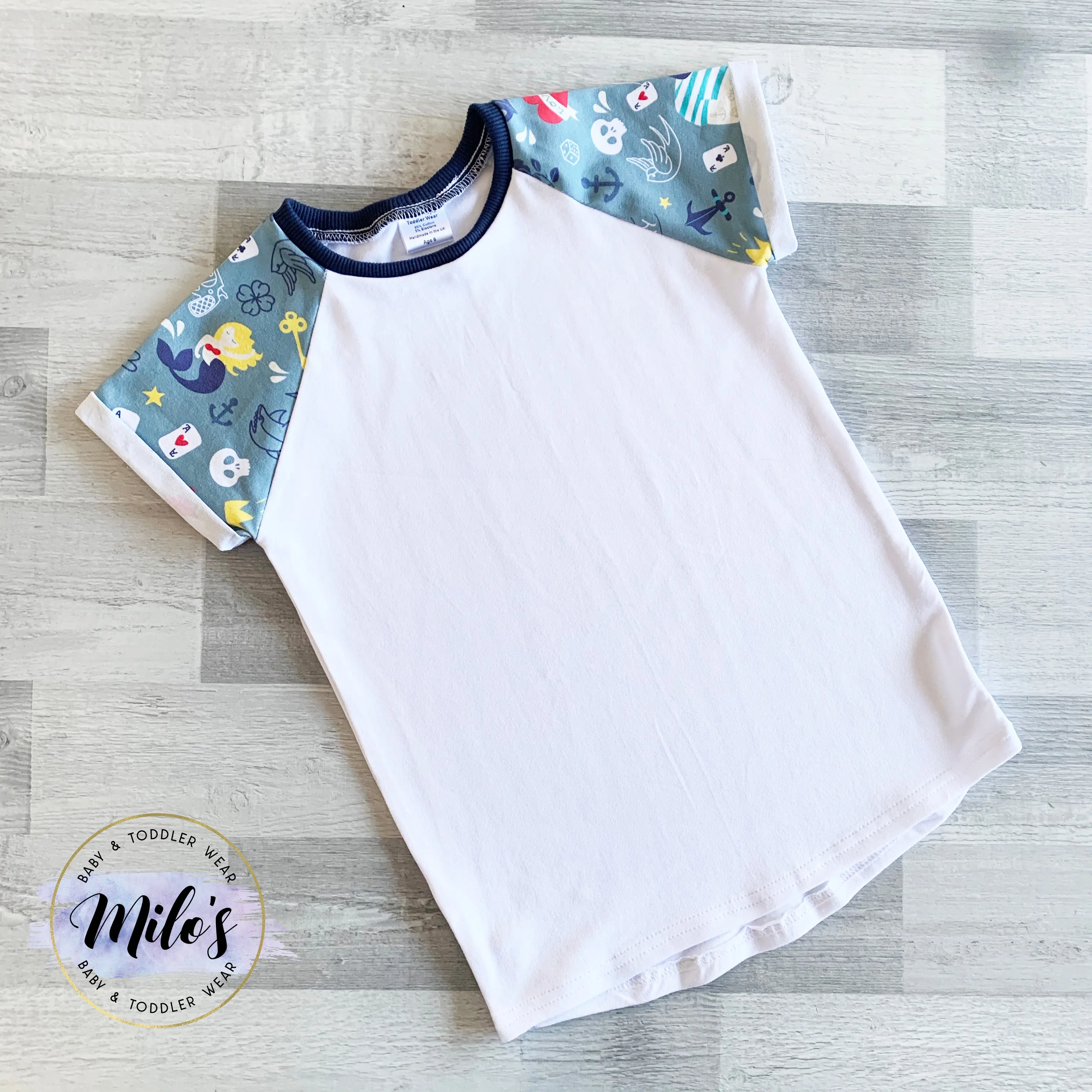 Tattoo White Short Sleeve Tee