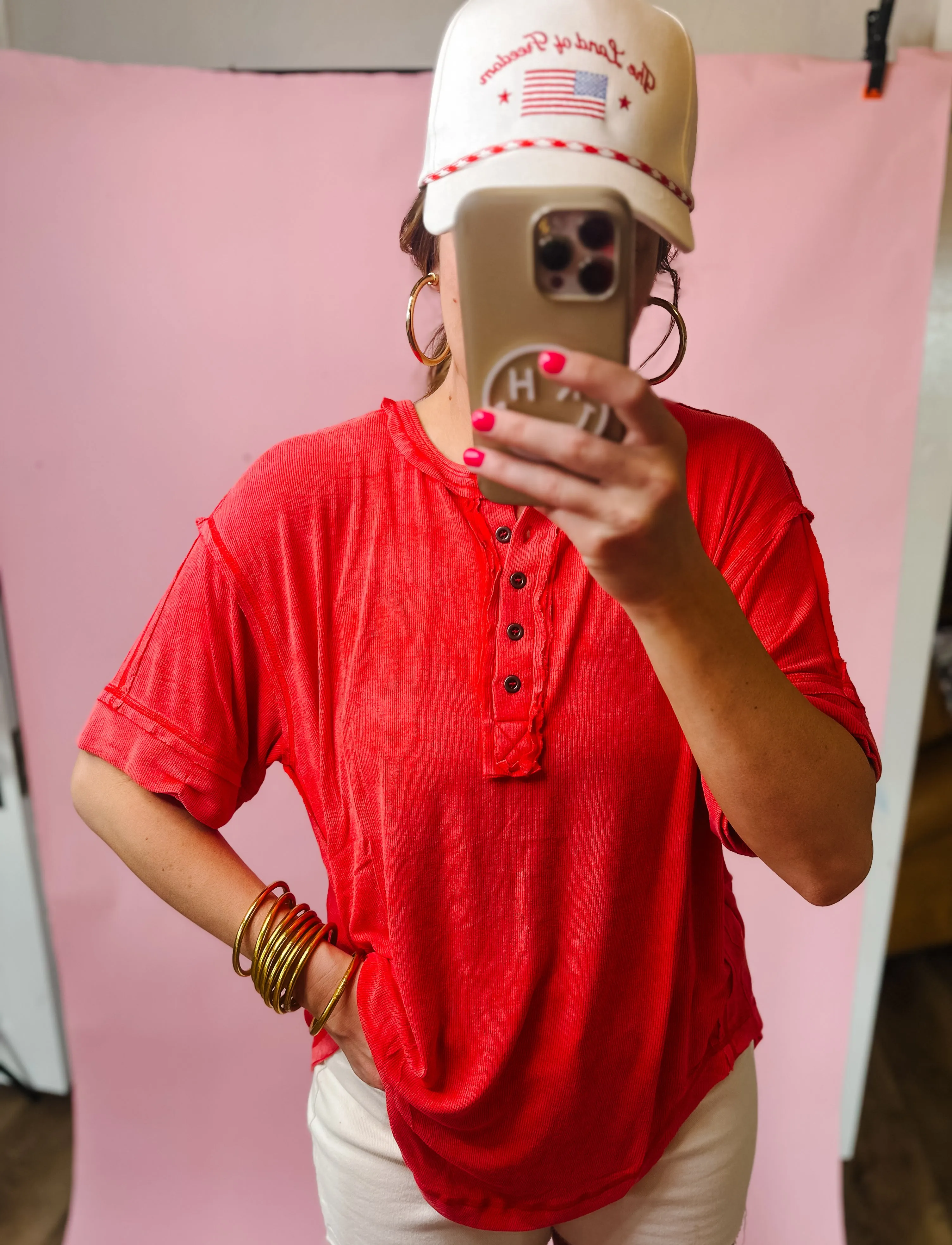 Team Tops in Red