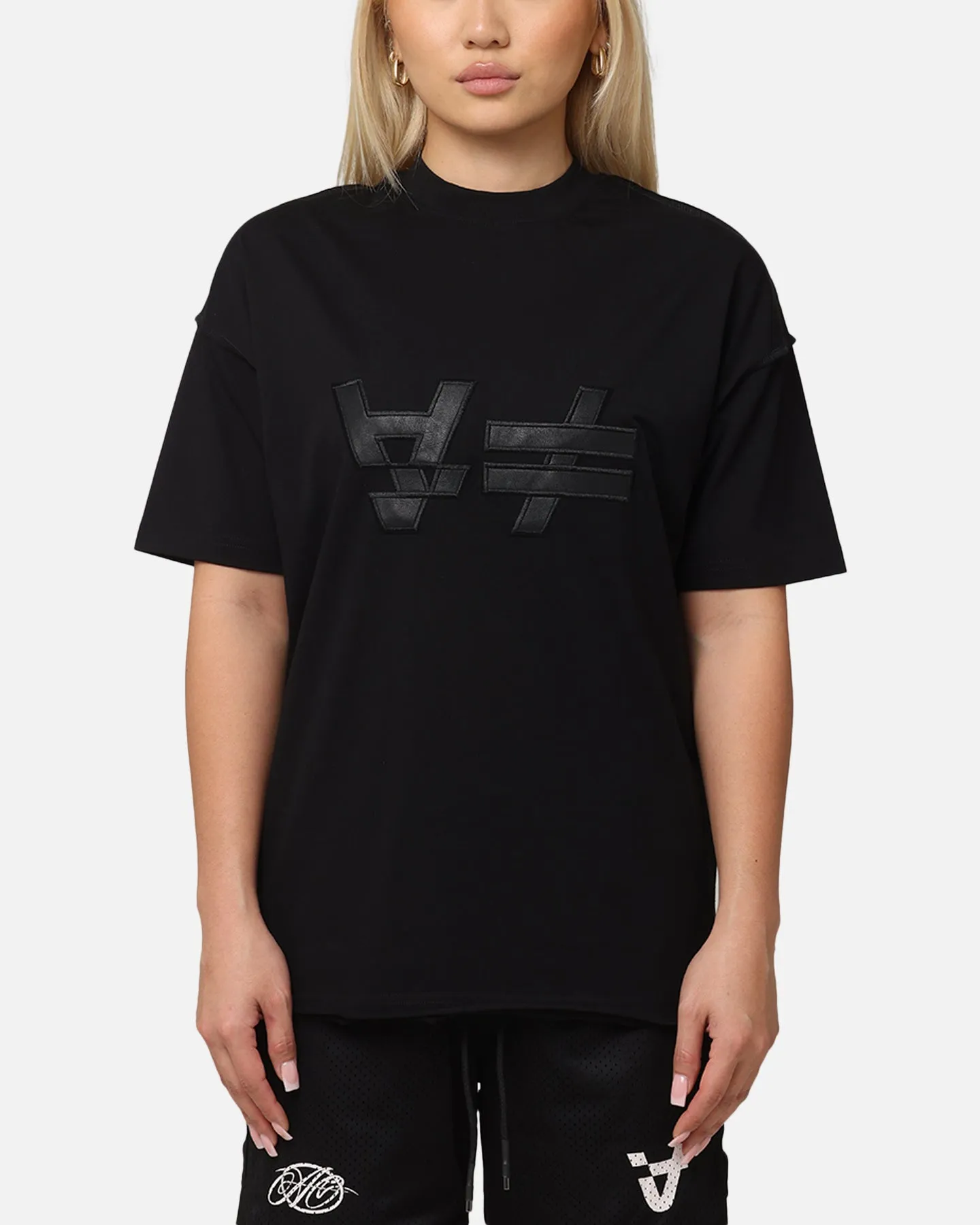 The Anti Order Symbolism Non Seam Oversized T-Shirt Black/Black